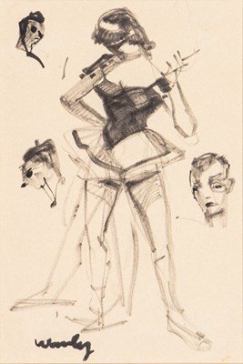 Lot 34 - ADHAM WANLY (EGYPTIAN 1908-1959)