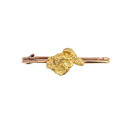 Lot 325 - VICTORIAN GOLD PROSPECTOR'S BROOCH, 1880s