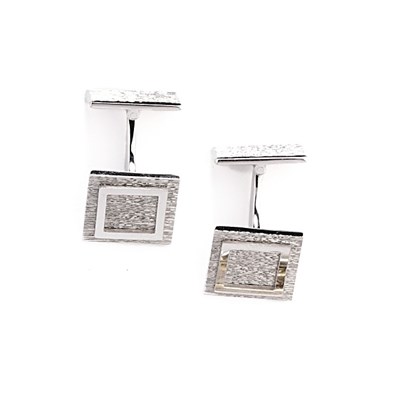 Lot 386 - PAIR OF CUFFLINKS, 1970s