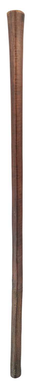 Lot 108 - A POLYNESIAN HARDWOOD CLUB, LATE 19TH/EARLY 20TH CENTURY, FIJI, SAMOA OR TONGA