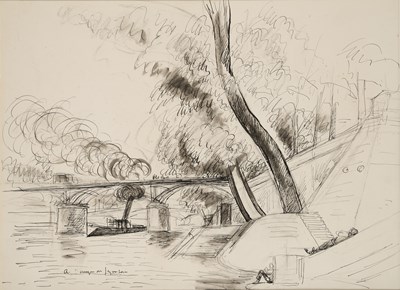 Lot 206 - ANDRE  DUNOYER DE SEGONZAC (FRENCH 1884-1974)