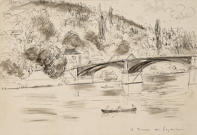 Lot 204 - ANDRE  DUNOYER DE SEGONZAC (FRENCH 1884 -1974)