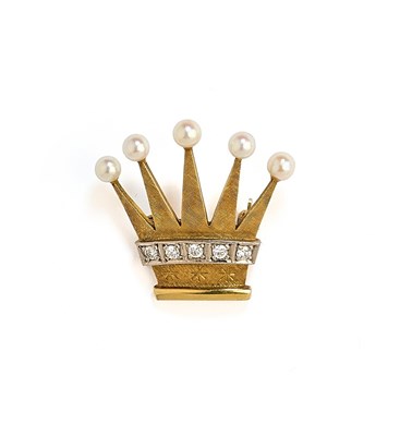 Lot 363 - DIAMOND BROOCH
