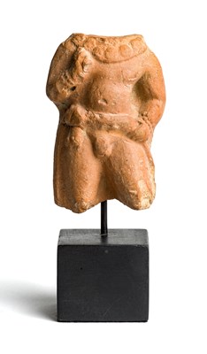 Lot 119 - A TERRACOTTA MALE TORSO