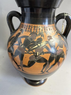 Lot 12 - AN ATTIC BLACK FIGURE AMPHORA, MAINLAND GREECE, CIRCA 540-520 B.C.