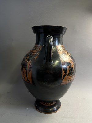 Lot 12 - AN ATTIC BLACK FIGURE AMPHORA, MAINLAND GREECE, CIRCA 540-520 B.C.