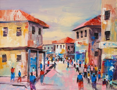 Lot 12 - ROBERT ARYEETEY (GHANAIAN  B.1969)