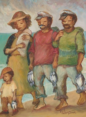 Lot 18 - AMOS ARCHIBALD LANGDOWN (SOUTH AFRICAN 1930-2006)