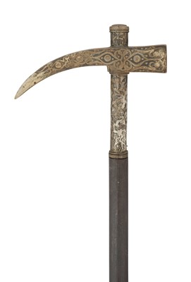 Lot 12 - A WAR HAMMER (NADZIAK) IN POLISH 17TH CENTURY STYLE, 19TH/EARLY 20TH CENTURY