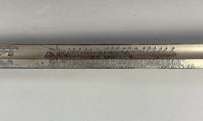 Lot 588 - AN IMPERIAL GERMAN MODEL 1889 KINGS DRAGOON REGT NR. 26 CAVALRY SWORD, A BAVARIAN OFFICER'S SWORD, AND AN IMPERIAL GERMAN CAVALRY SWORD, LATE 19TH CENTURY