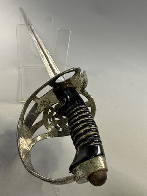 Lot 588 - AN IMPERIAL GERMAN MODEL 1889 KINGS DRAGOON REGT NR. 26 CAVALRY SWORD, A BAVARIAN OFFICER'S SWORD, AND AN IMPERIAL GERMAN CAVALRY SWORD, LATE 19TH CENTURY