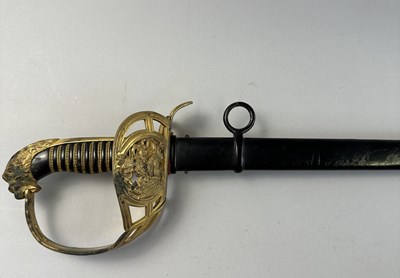 Lot 588 - AN IMPERIAL GERMAN MODEL 1889 KINGS DRAGOON REGT NR. 26 CAVALRY SWORD, A BAVARIAN OFFICER'S SWORD, AND AN IMPERIAL GERMAN CAVALRY SWORD, LATE 19TH CENTURY