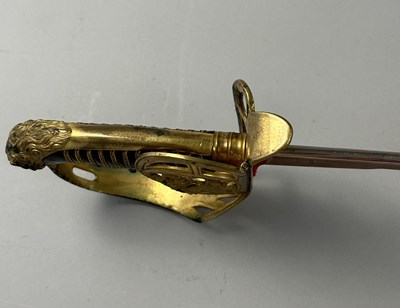 Lot 588 - AN IMPERIAL GERMAN MODEL 1889 KINGS DRAGOON REGT NR. 26 CAVALRY SWORD, A BAVARIAN OFFICER'S SWORD, AND AN IMPERIAL GERMAN CAVALRY SWORD, LATE 19TH CENTURY