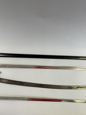 Lot 588 - AN IMPERIAL GERMAN MODEL 1889 KINGS DRAGOON REGT NR. 26 CAVALRY SWORD, A BAVARIAN OFFICER'S SWORD, AND AN IMPERIAL GERMAN CAVALRY SWORD, LATE 19TH CENTURY