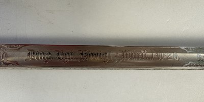 Lot 588 - AN IMPERIAL GERMAN MODEL 1889 KINGS DRAGOON REGT NR. 26 CAVALRY SWORD, A BAVARIAN OFFICER'S SWORD, AND AN IMPERIAL GERMAN CAVALRY SWORD, LATE 19TH CENTURY