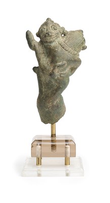 Lot 389 - A MAJAPAHIT BRONZE FRAGMENT, JAVA, CIRCA 14TH CENTURY