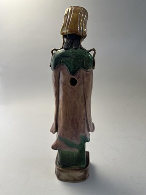 Lot 43 - A RARE SET OF EIGHT CHINESE FAMILLE-VERTE DAOIST IMMORTALS, QING DYNASTY, KANGXI PERIOD (1662-1722)