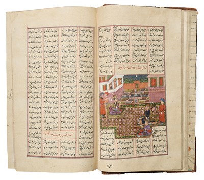 Lot 114 - FIRDAUSI'S SHAHNAMA (BOOK OF KINGS), LUCKNOW, INDIA, COMPLETED JUMADA 1214 (1799 AD)