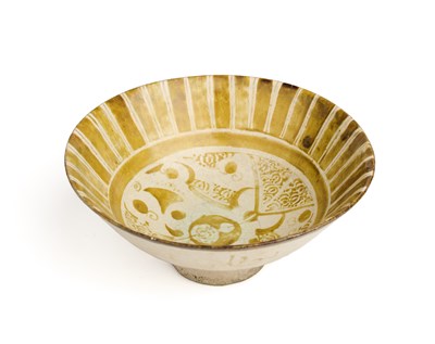 Lot 165 - A LUSTRE PAINTED POTTERY BOWL, PERSIA, 12TH/13TH CENTURY