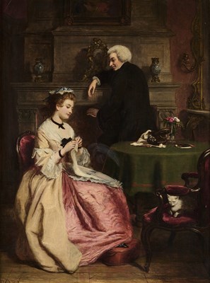Lot 221 - WILLIAM  POWELL FRITH (BRITISH 1819-1909)