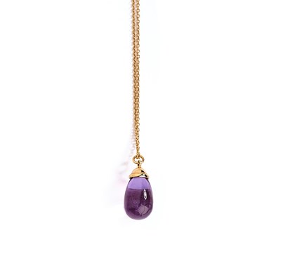 Lot 467 - PALOMA PICASSO FOR TIFFANY & CO.: AMETHYST PENDANT