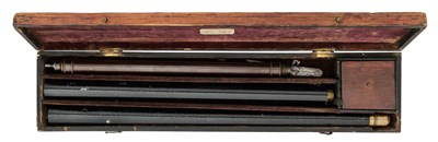Lot 505 - A CASED 120 BORE AIRCANE, LATE 19TH CENTURY