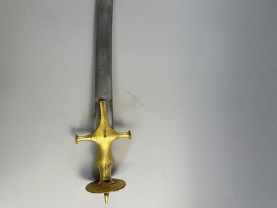 Lot 530 - AN INDIAN SWORD (TALWAR), 19TH CENTURY AND LATER