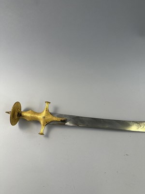Lot 530 - AN INDIAN SWORD (TALWAR), 19TH CENTURY AND LATER