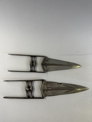 Lot 539 - □ TWO INDIAN DAGGERS (KATAR), LATE 18TH/19TH CENTURY