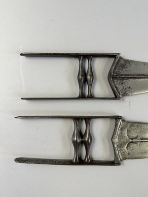 Lot 539 - □ TWO INDIAN DAGGERS (KATAR), LATE 18TH/19TH CENTURY