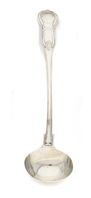 Lot 96 - A GEORGE IV SILVER LADLE, WILLIAM ELEY, LONDON, 1827