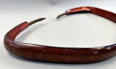 Lot 25 - TWO NORTH INDIAN DECORATED REFLEX COMPOSITE BOWS, 18TH/19TH CENTURY