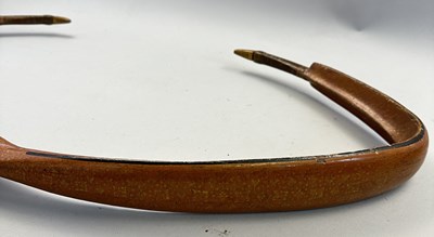 Lot 25 - TWO NORTH INDIAN DECORATED REFLEX COMPOSITE BOWS, 18TH/19TH CENTURY