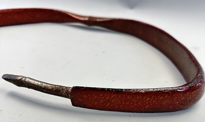 Lot 25 - TWO NORTH INDIAN DECORATED REFLEX COMPOSITE BOWS, 18TH/19TH CENTURY