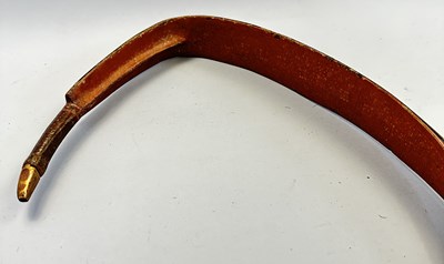 Lot 25 - TWO NORTH INDIAN DECORATED REFLEX COMPOSITE BOWS, 18TH/19TH CENTURY