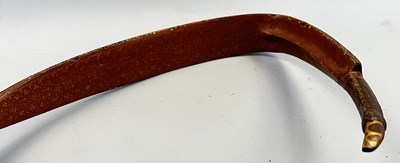 Lot 25 - TWO NORTH INDIAN DECORATED REFLEX COMPOSITE BOWS, 18TH/19TH CENTURY