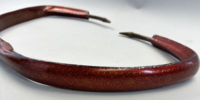 Lot 25 - TWO NORTH INDIAN DECORATED REFLEX COMPOSITE BOWS, 18TH/19TH CENTURY