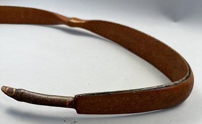Lot 25 - TWO NORTH INDIAN DECORATED REFLEX COMPOSITE BOWS, 18TH/19TH CENTURY
