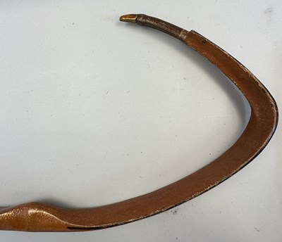 Lot 25 - TWO NORTH INDIAN DECORATED REFLEX COMPOSITE BOWS, 18TH/19TH CENTURY
