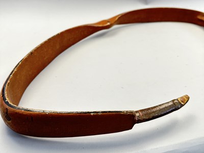 Lot 25 - TWO NORTH INDIAN DECORATED REFLEX COMPOSITE BOWS, 18TH/19TH CENTURY