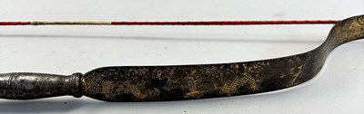 Lot 27 - A NORTH INDIAN DECORATED STEEL BOW, 18TH/19TH CENTURY