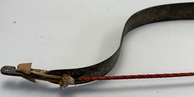 Lot 27 - A NORTH INDIAN DECORATED STEEL BOW, 18TH/19TH CENTURY