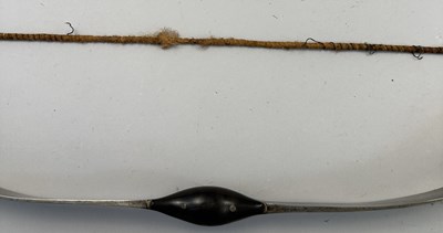 Lot 29 - A NORTH INDIAN DECORATED STEEL BOW, 18TH/19TH CENTURY