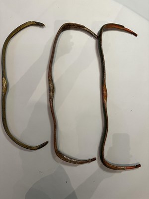 Lot 33 - THREE INDO-PERSIAN BOWS, 19TH CENTURY