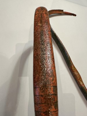 Lot 33 - THREE INDO-PERSIAN BOWS, 19TH CENTURY
