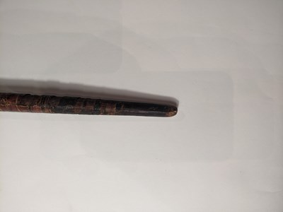 Lot 31 - SEVEN INDO-PERSIAN PAINTED SELF BOWS, 19TH CENTURY