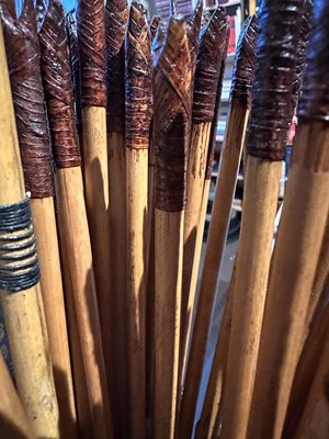 Lot 359 - A QUANTITY OF OTTOMAN FLIGHT SHOOTING ARROWS (MENZIL), AND FURTHER ARROWS, 19TH CENTURY