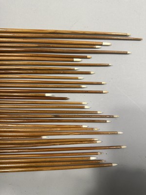 Lot 359 - A QUANTITY OF OTTOMAN FLIGHT SHOOTING ARROWS (MENZIL), AND FURTHER ARROWS, 19TH CENTURY