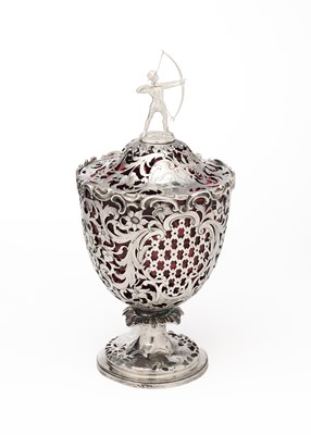 Lot 49 - A VICTORIAN SILVER ARCHERY TROPHY, REILY & STORER, LONDON, 1845