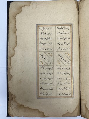 Lot 108 - ABD AL-RAHMAN JAMI (D. 1492 AD): SILSILAT AL-DHAHAB, SAFAVID PERSIA, DATED AH 962/1555-56 AD